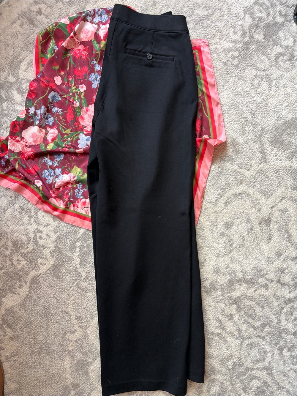 SPANX Black Pull-On Ponte Trousers - Picture 2 of 3